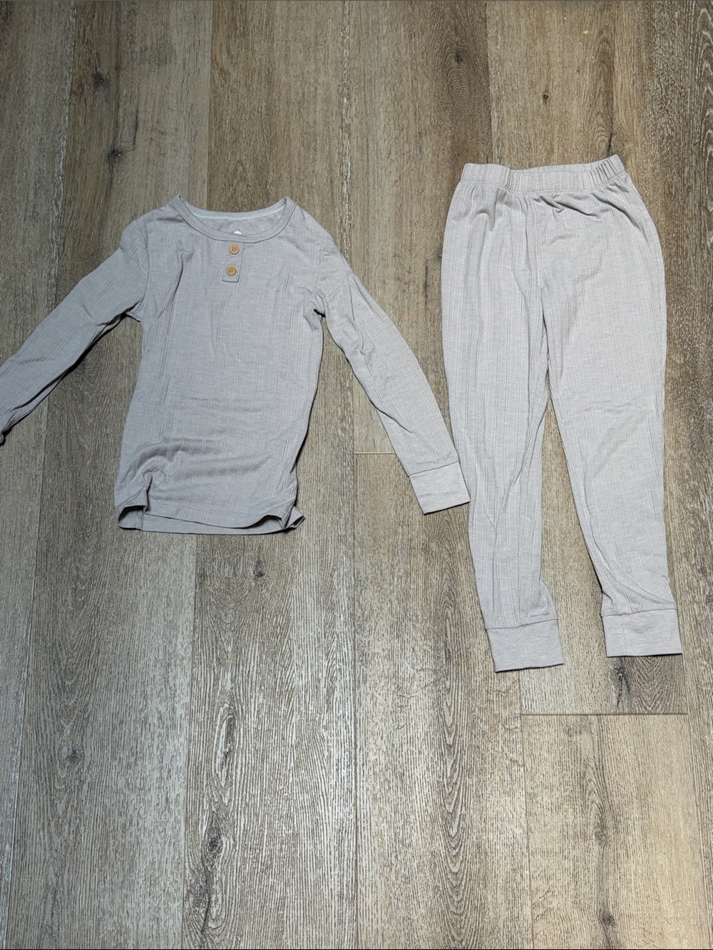 cloud island grey PJ set
